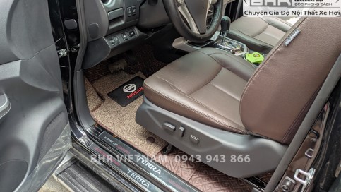 Thảm lót sàn ô tô 360 độ nissan terra giá tại xưởng, rẻ nhất Hà Nội, TPHCM
